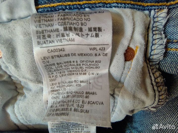 Мужские джинсы Levis 501 W33 L32 оригинал