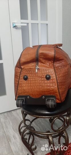 Саквояж кожаный