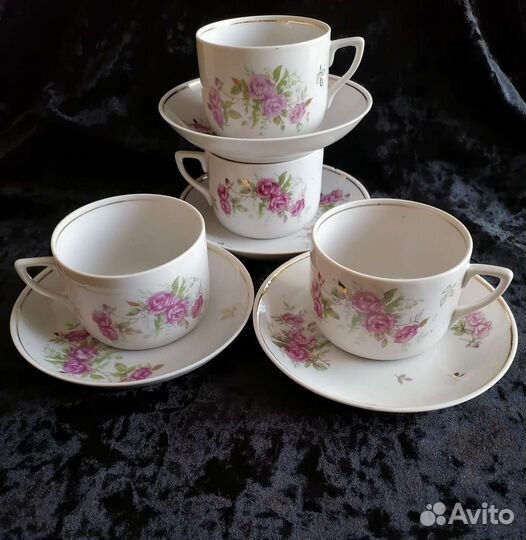 Чайная пара Дулево