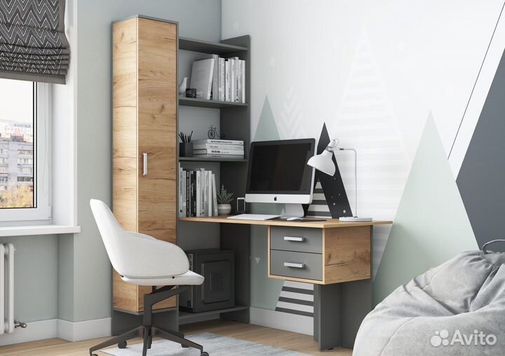 Уголок школьный, стол письменный новый в упаковке