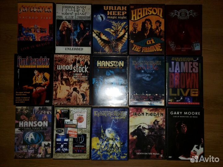 Музыка на DVD - Рок концерты с многоканальным звук