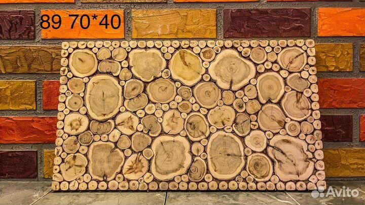 Панно из можжевельника