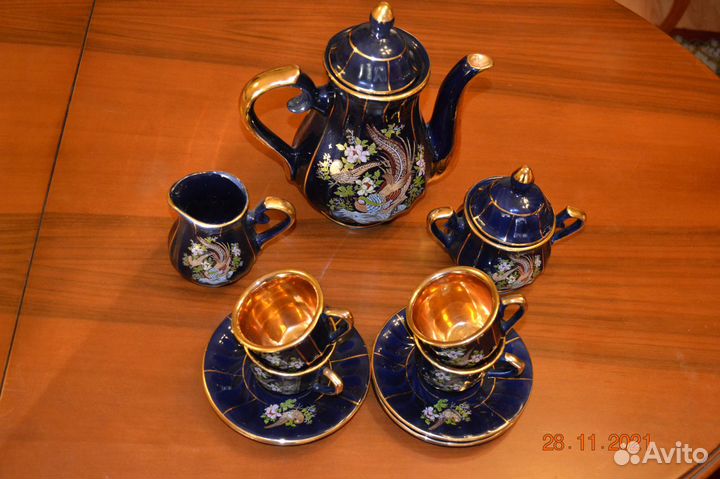 Чайно-кофейный сервиз на 4 персоны (Турция)