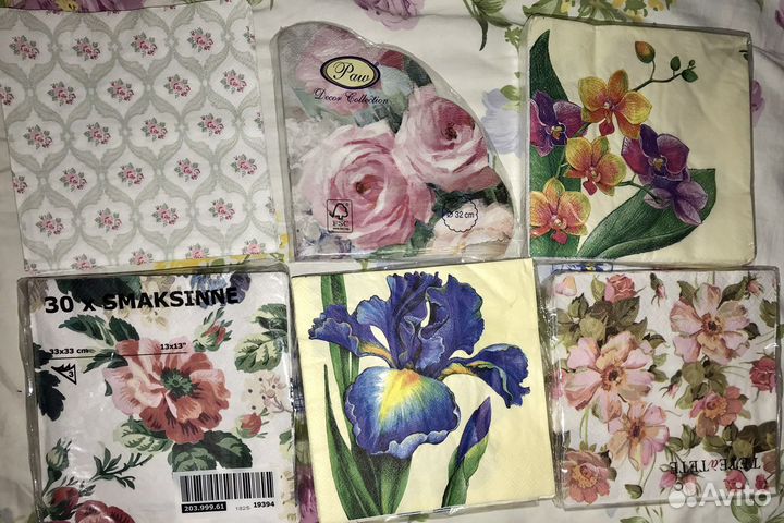 Салфетки и карты для декупажа