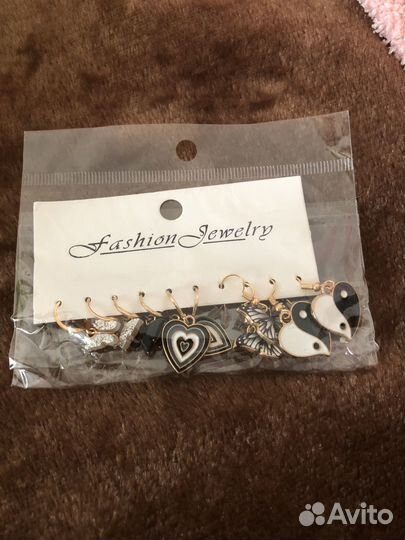 Серьги бижутерия