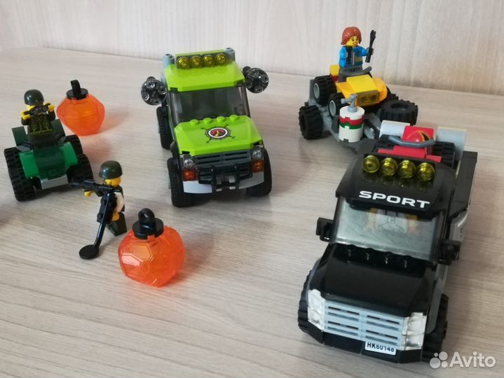 Lego City 60148 гоночная команда квадроциклов