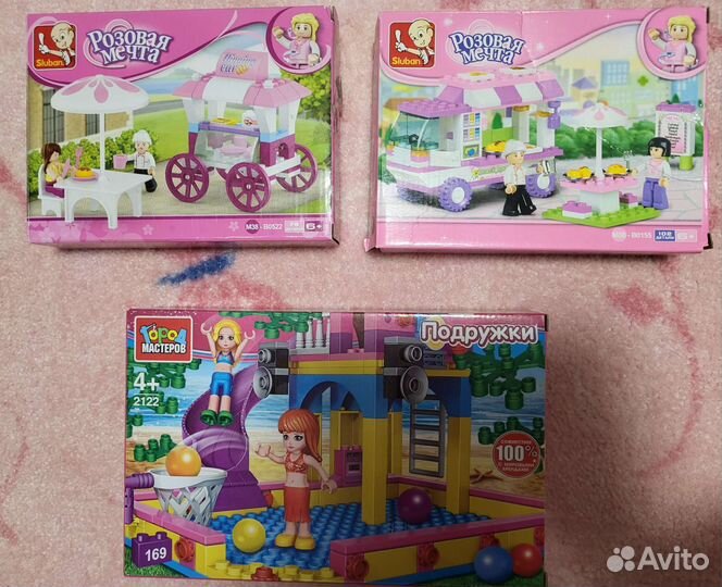 Конструктор Sluban 3 штуки