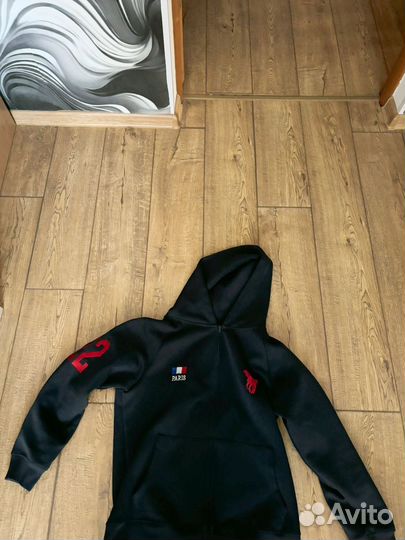 Balenciaga x polo ralph lauren зип худи синия