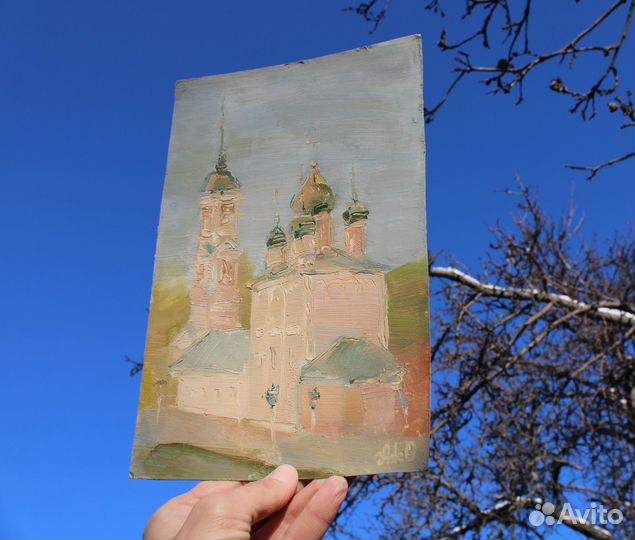 Картина с церковью храмы Воронежа 