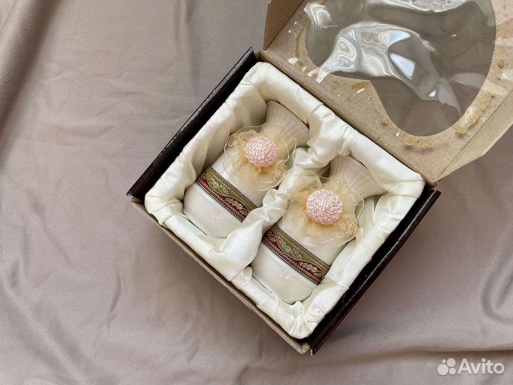 Керамический набор новый из двух ваз