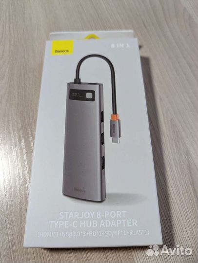 Baseus Type C Хаб 8 в 1