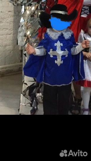 Костюм мушкетера на 3-4 года