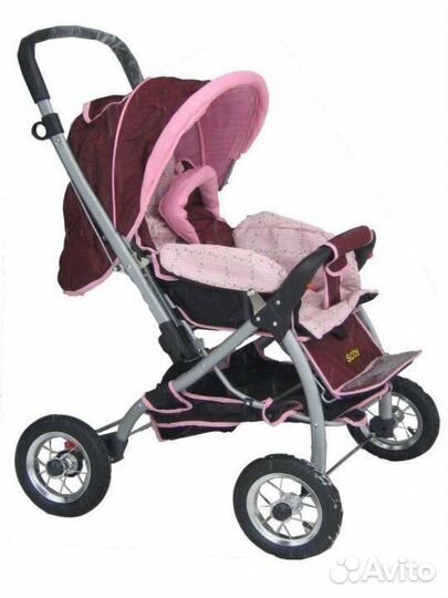 Прогулочная коляска с перекидной ручкой