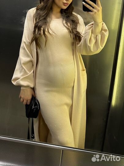 Платье с накидкой