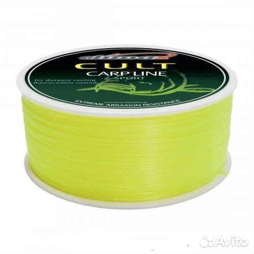 Леска climax cult carp line Z-sport fluo-yellow 0