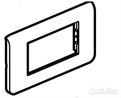 Рамка Mosaic 4М 148*80 Legrand 78814