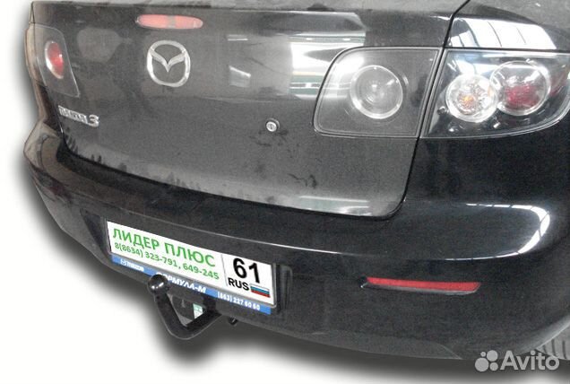 Фаркоп Mazda 3 (Bk) (сед. хб.) 2003-08 +электр
