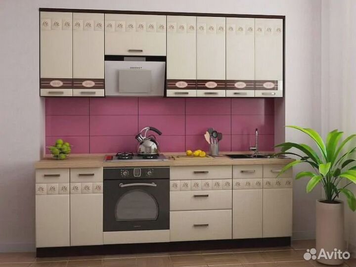 Кухня Аврора 9 (ширина 240 см)