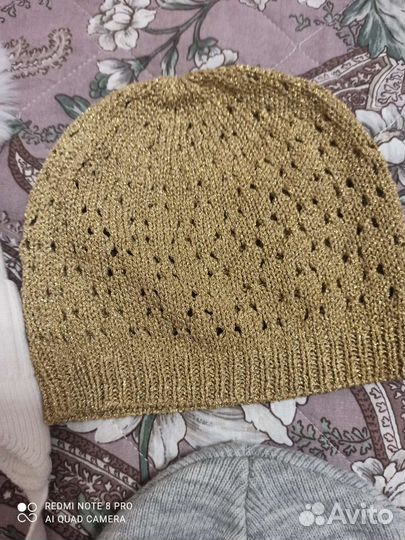 Шапка детская для девочки 4-5 лет
