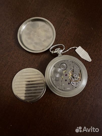 Карманные часы молния в отличном состоянии