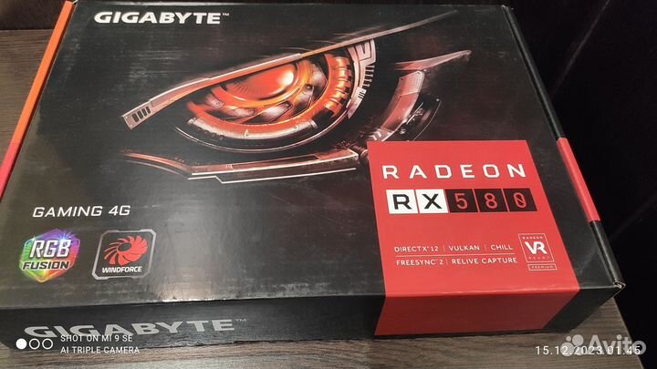 Видеокарта Gigabyte Radeon RX580 4Gb