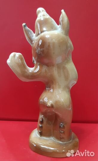 Фарфоровая статуэтка талисман Рысенок Пермь 1985 г