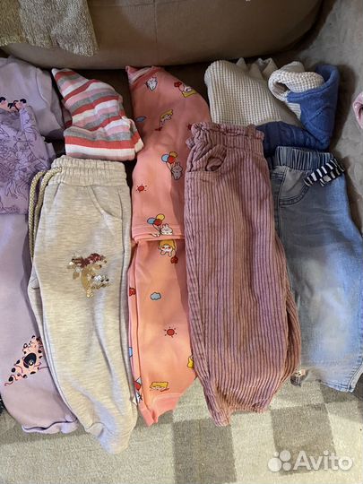 Пакет вещей для девочки 86 92