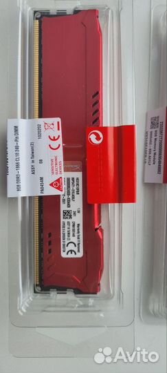 DDR3 16Gb (2 по 8гб) HyperX 1866 MHz Для пк