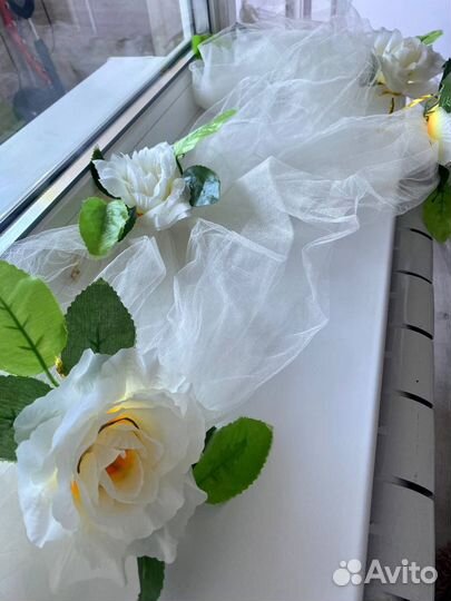 Кольца на машину свадебные