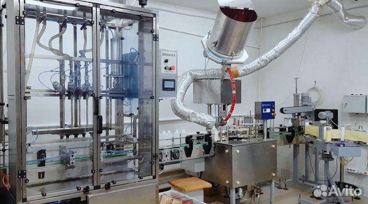 Линия розлива бытовой Химии в Пэт