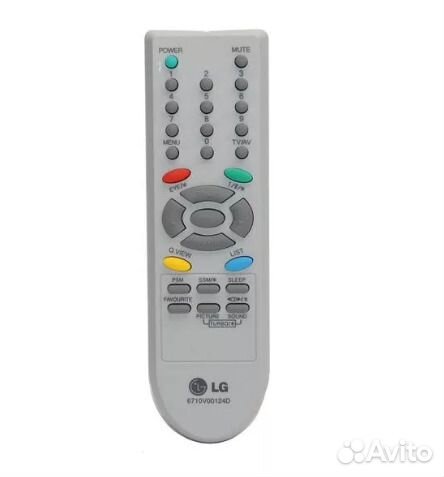 LG 6710V00124D пульт для телевизораlg
