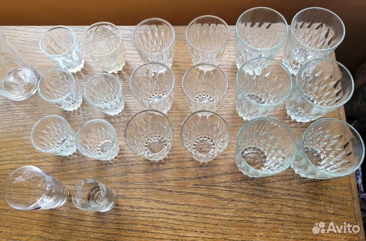 Бокалы фужеры стопки хрусталь СССР