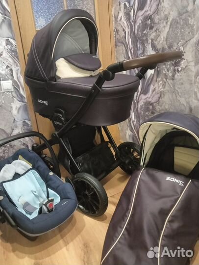 Коляска sonic plus 3 в 1