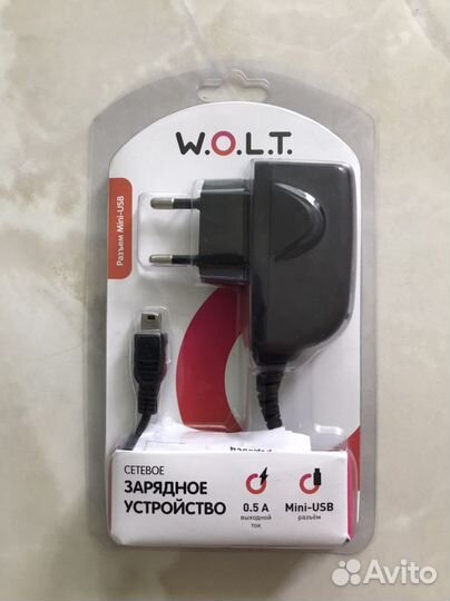 Сетевое зарядное устройство W.O.L.T. 0,5A wtcu10