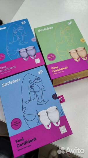Менструальная чаша новая satisfyer
