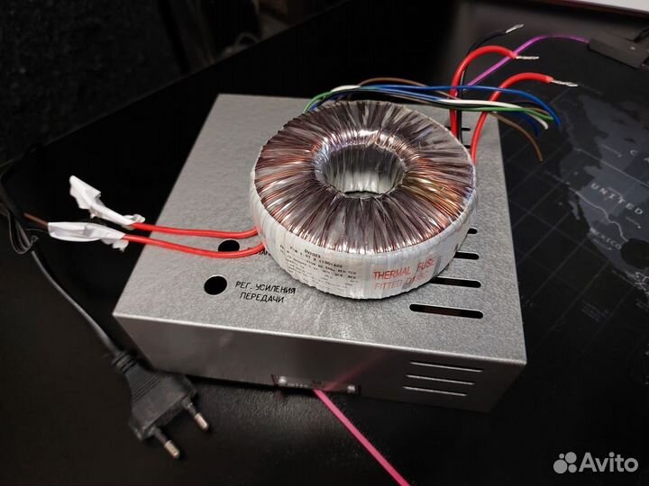 Корпус с транформатором (микрофон в подарок)