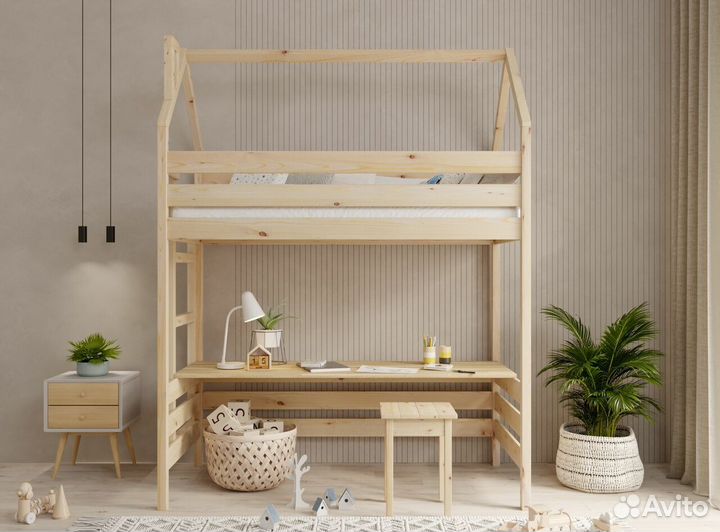 Детская двухъярусная кровать