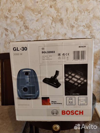 Пылесос Bosch Gl 30, made in Germany