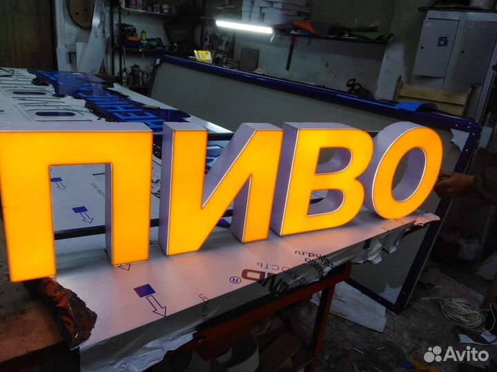 Объемные буквы