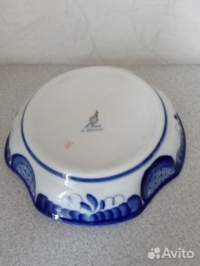 Блюдо под заливное/ Салатники гжель