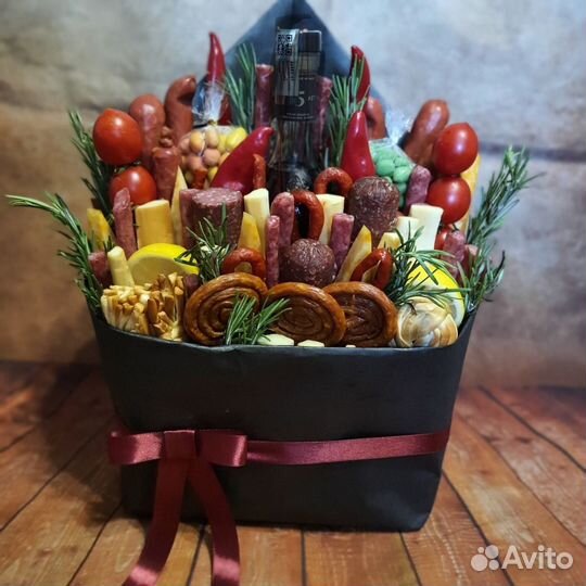 Мужские букеты съедобные