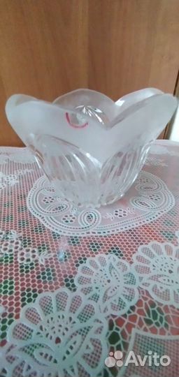Ваза хрустальная разная бу