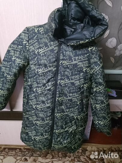 Пуховик двухсторонний женский