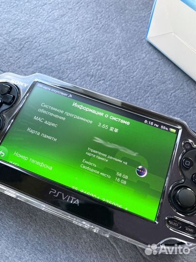 PS vita FAT 64гб + Любые игры