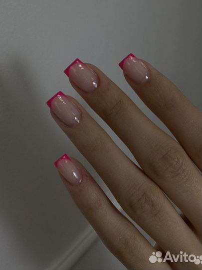Наращивание ногтей, гель лак