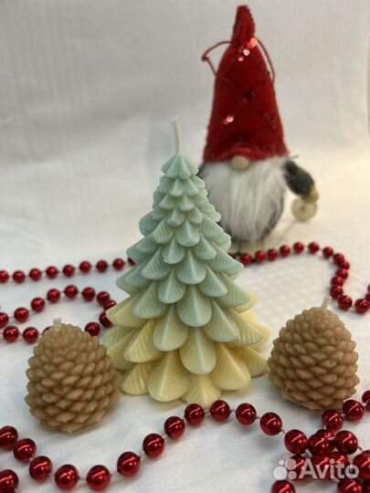 Набор новогодних свечей подарок