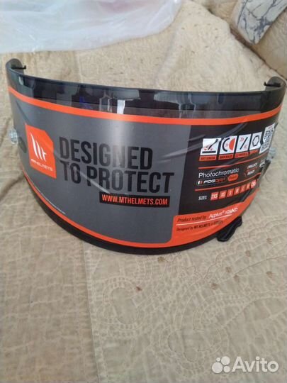 Визор на мотошлем mt-v-09