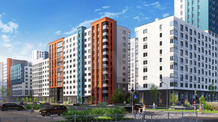 2-к. квартира, 49,8 м², 2/22 эт.