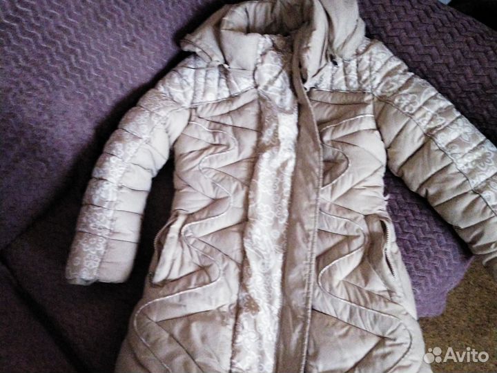 Пальто для девочки зимнее