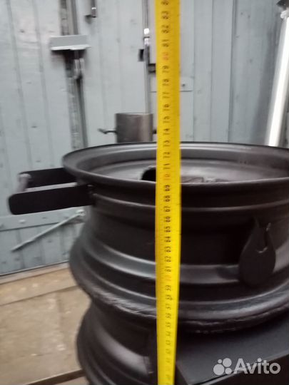 Печь под казан из дисков